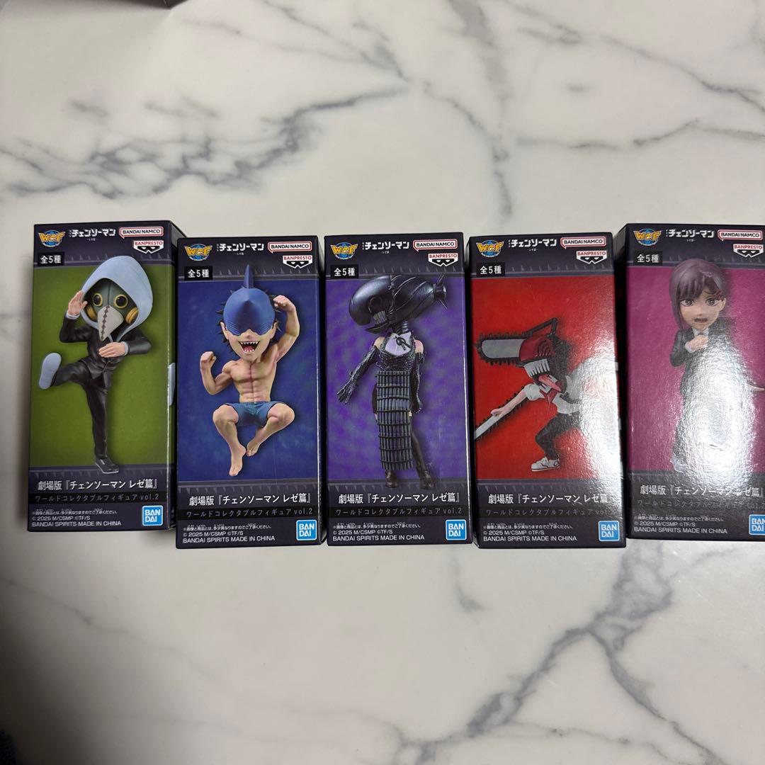 チェンソーマン　ワールドコレクタブル　全5種コンプリート