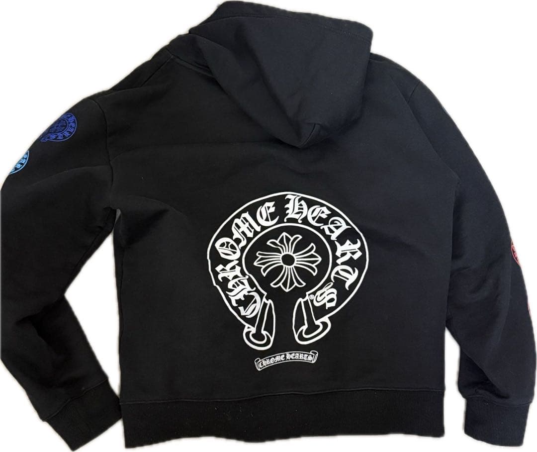 クロムハーツマルチカラージップパーカー M