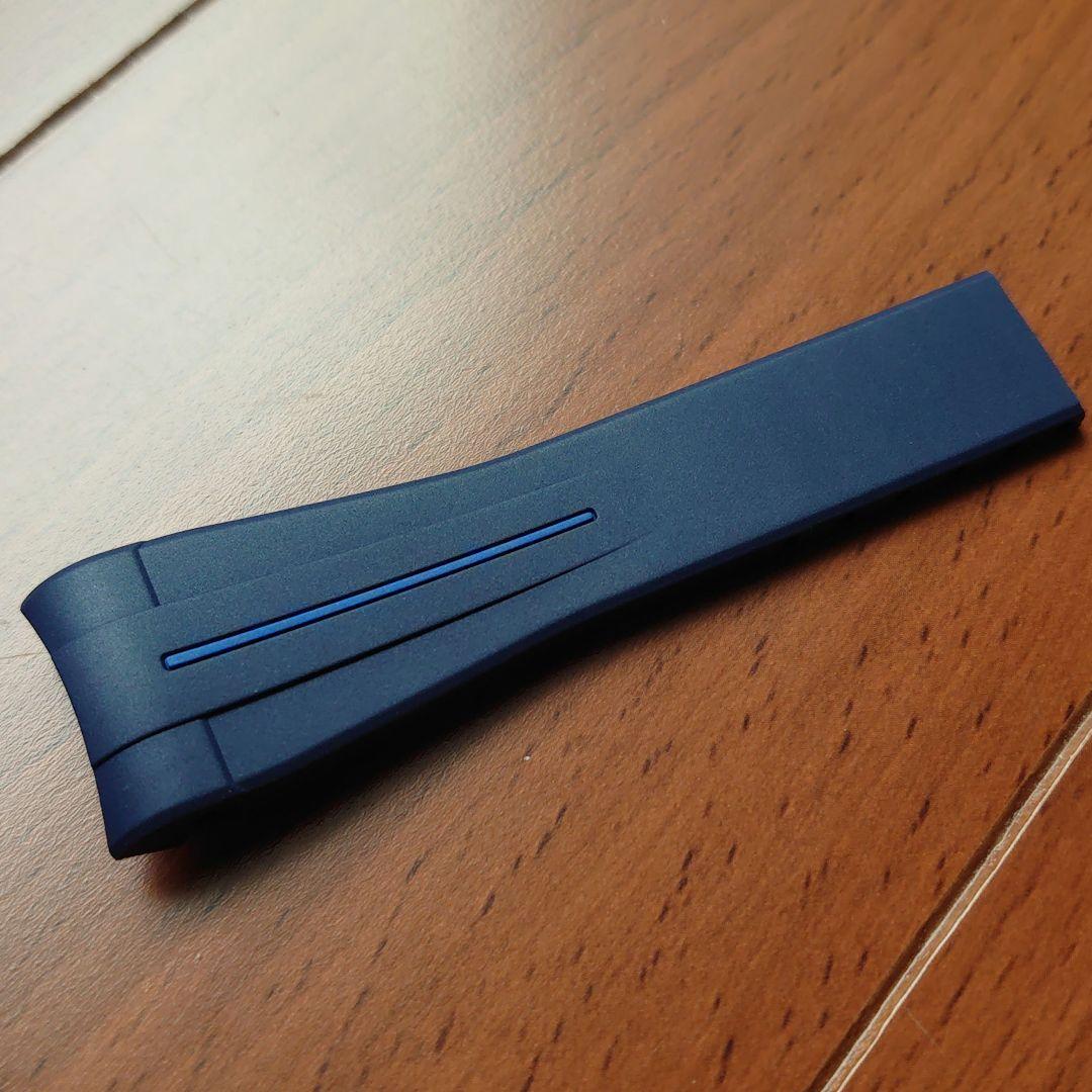 ラバービー RUBBER B ロレックス ヨットマスターⅡ 専用 ネイビー 美品