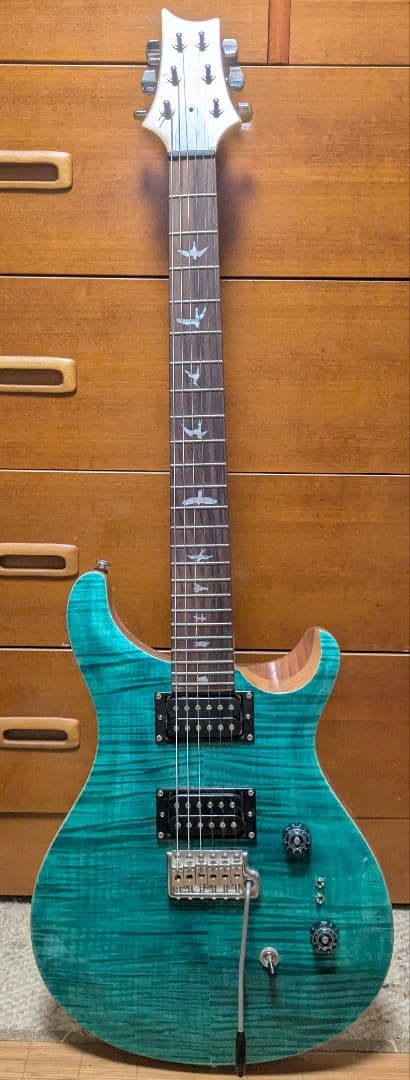PRS SE custom 24-08 turquoise 純正ケース付き