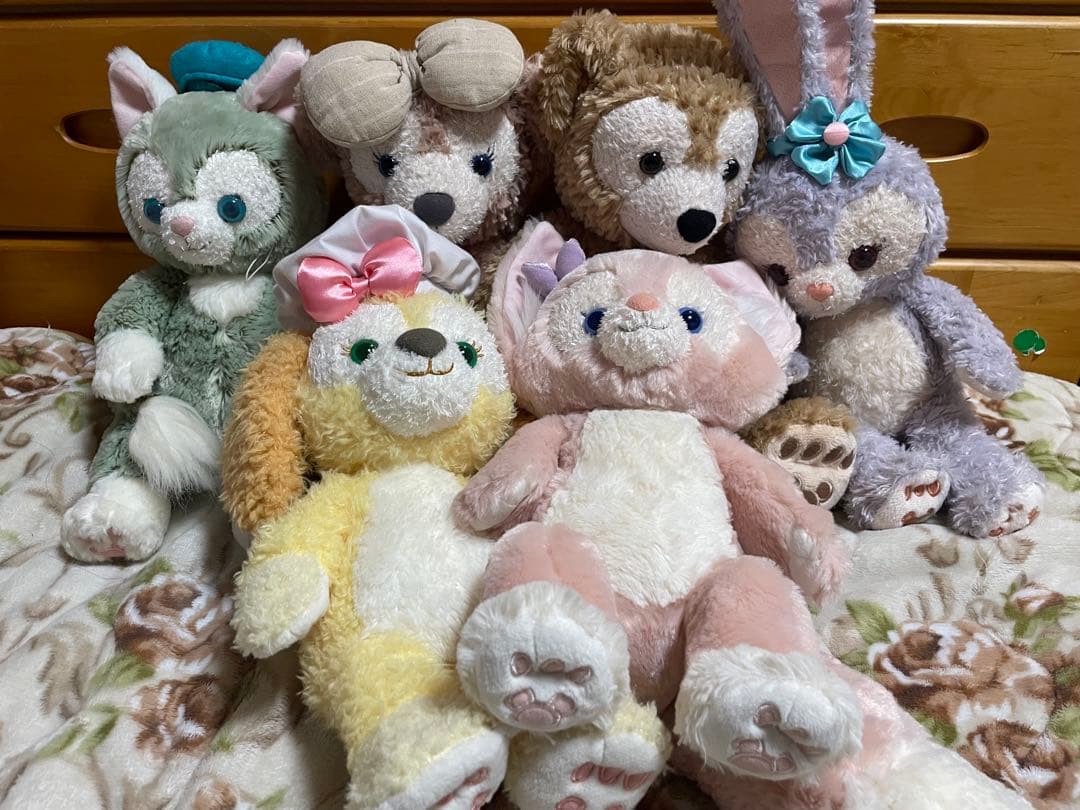 ディズニー　ダッフィーフレンズ　ぬいぐるみセット