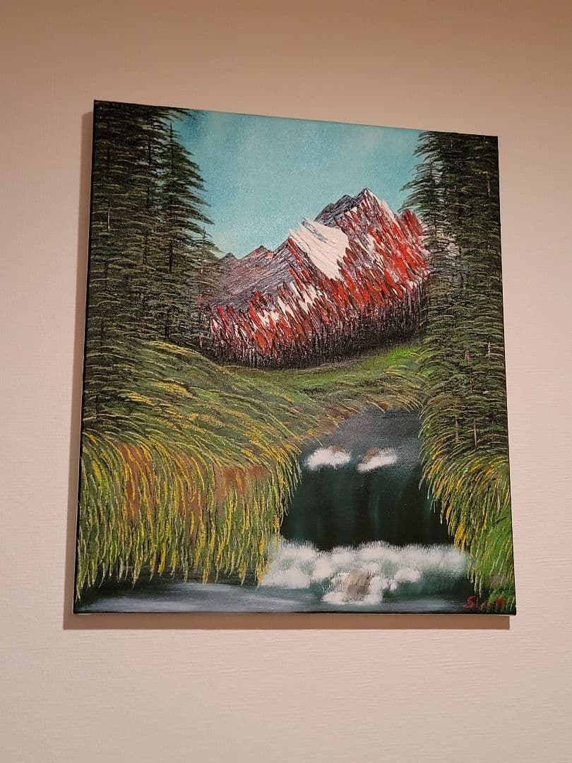 絵画 Spectacular Waterfall