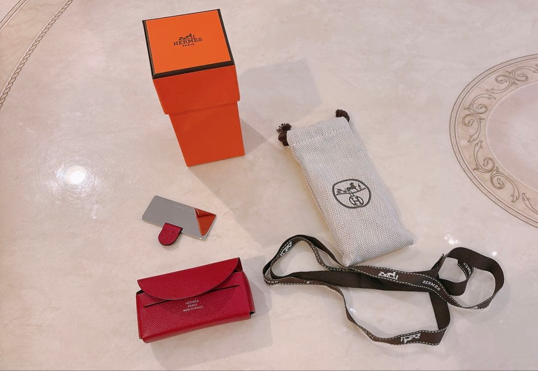 【超美品】HERMESエルメス リップケース　ミロワール