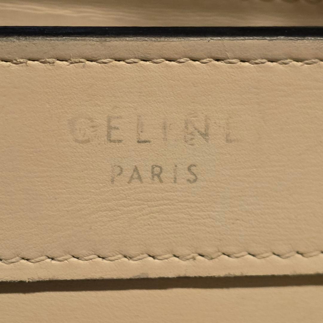 ⭐CELINE⭐ セリーヌ ナノラゲージ ハンドバッグ ホワイト ショルダー付き