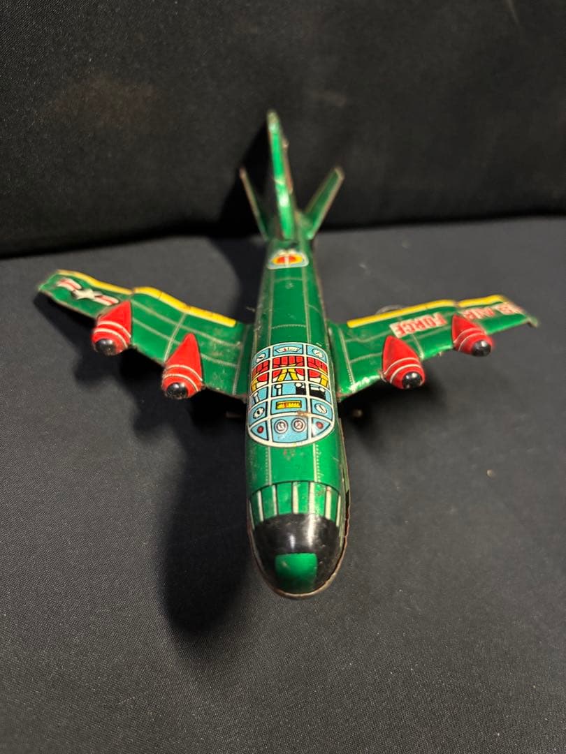 絶版 ブリキ エアフォース US 昭和レトロ アンティーク インテリア おもちゃ