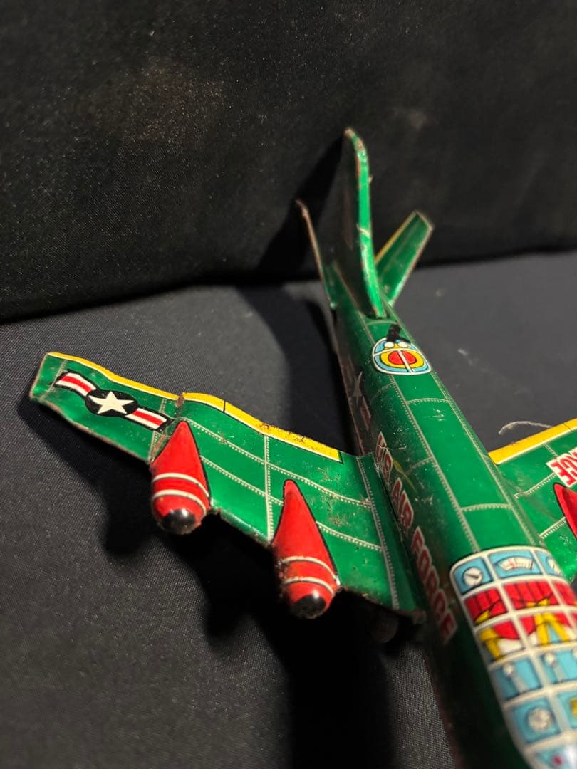 絶版 ブリキ エアフォース US 昭和レトロ アンティーク インテリア おもちゃ