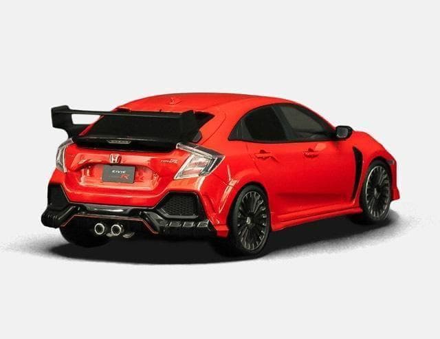 ポップレース　1/18　ホンダ シビック タイプR　レッド　新品