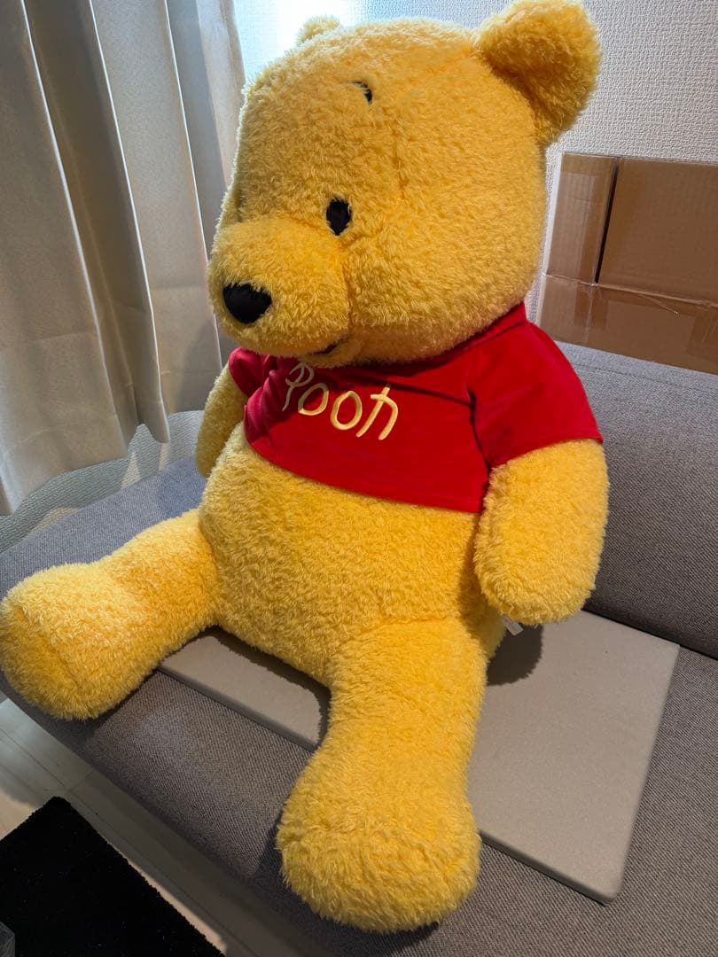 くまのプーさんBIGぬいぐるみ ディズニー購入 75cm