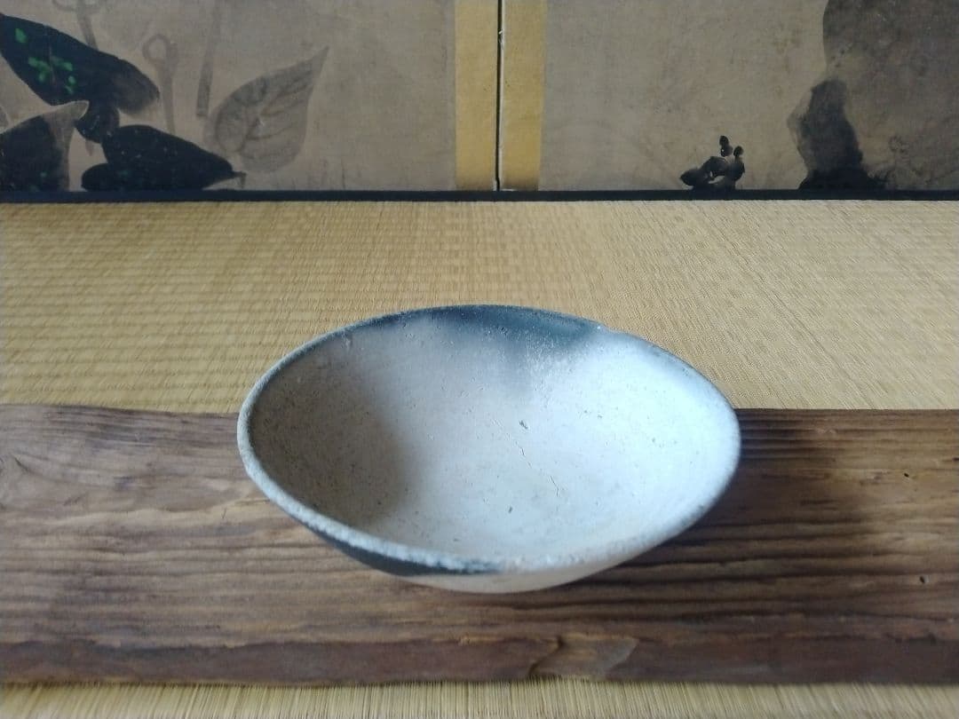 平安～鎌倉時代　黒色土器碗　骨董　古美術　発掘品　茶碗　酒器　土器　瓦器