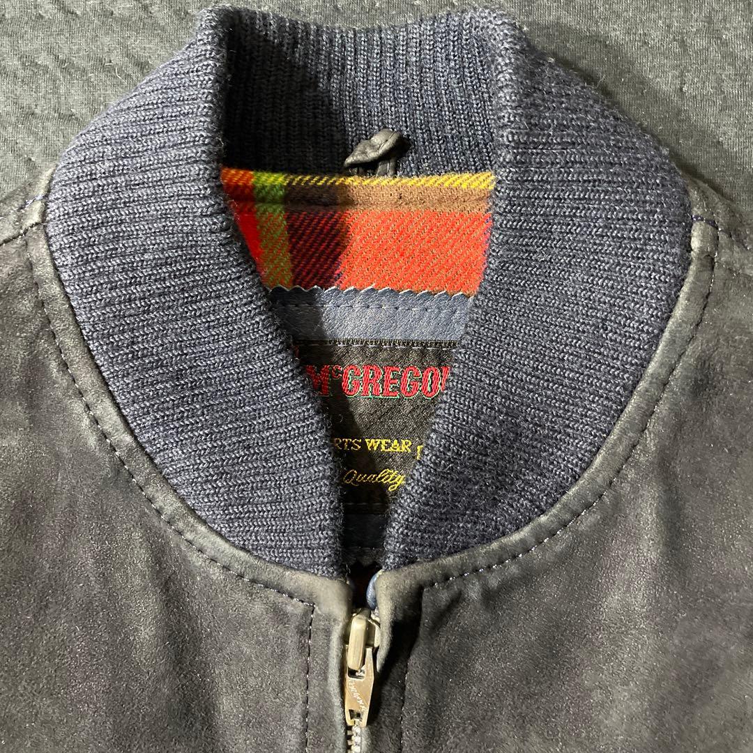 高級希少　McGREGOR sheep suede bomber jacket