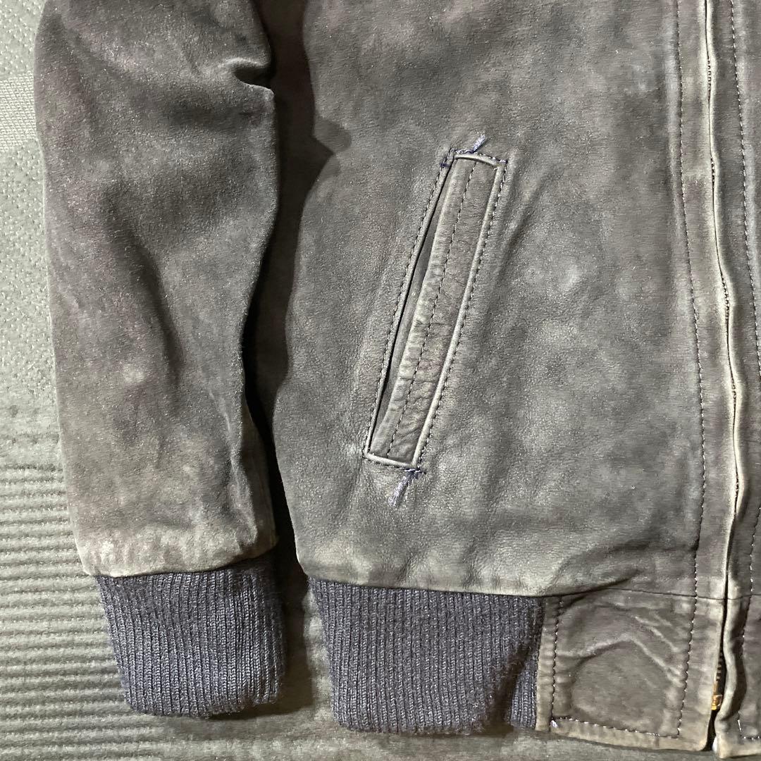 高級希少　McGREGOR sheep suede bomber jacket