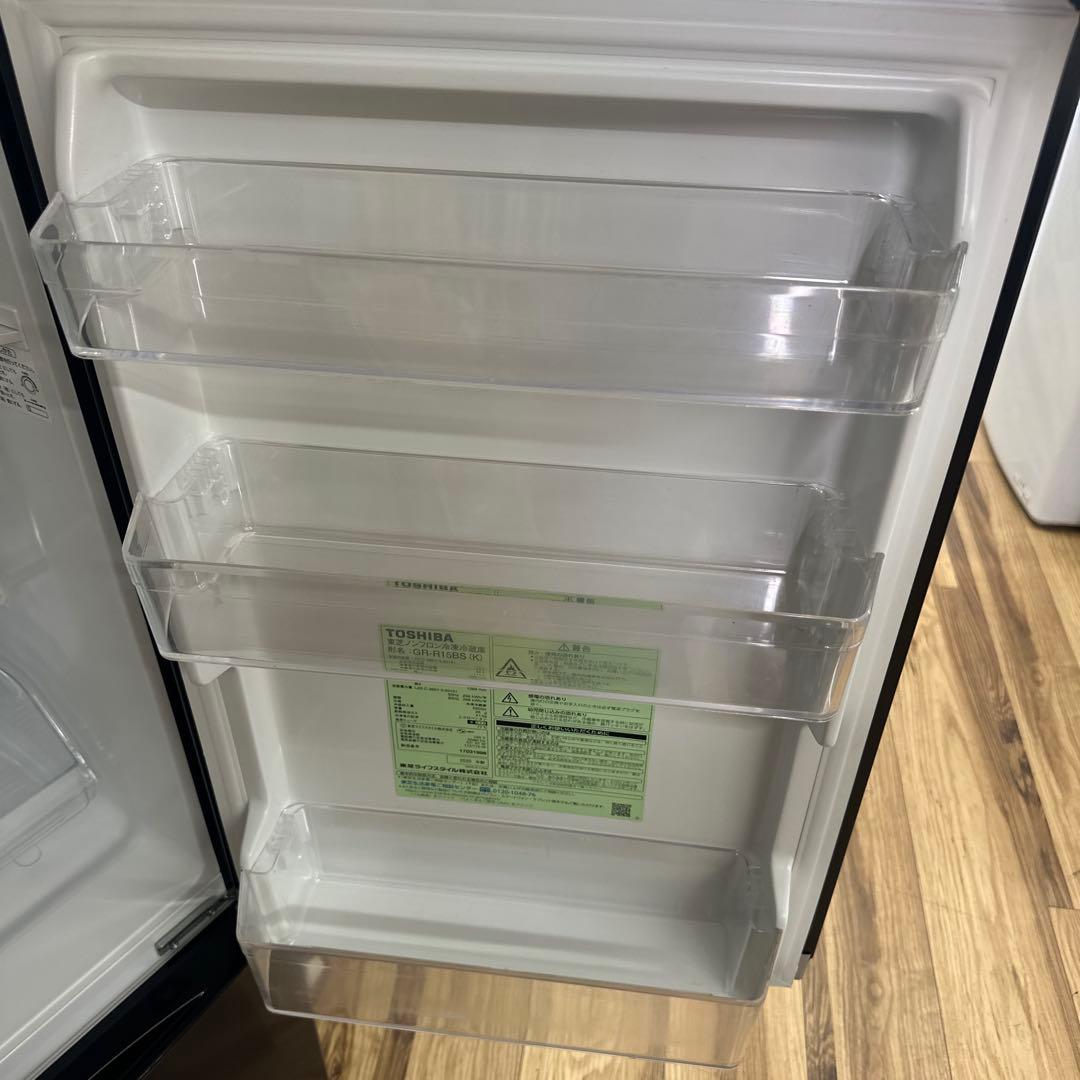 自社配送設置無料　東芝冷蔵庫　ハイアール洗濯機　ブラック 大容量高年式一人暮らし