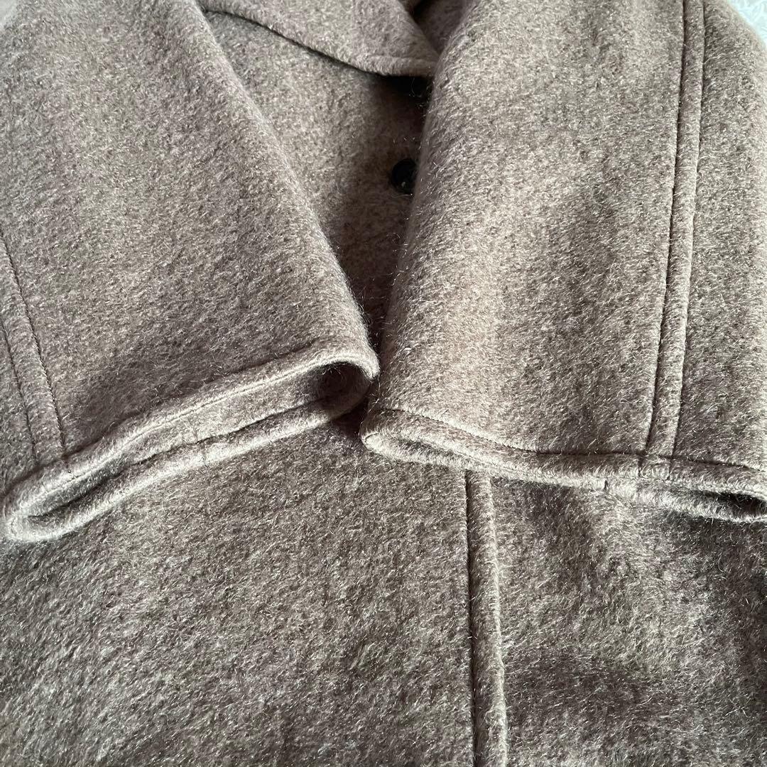 ★超美品★ GALLARDAGALANTE モヘヤシャギー ハーフ ダブルコート