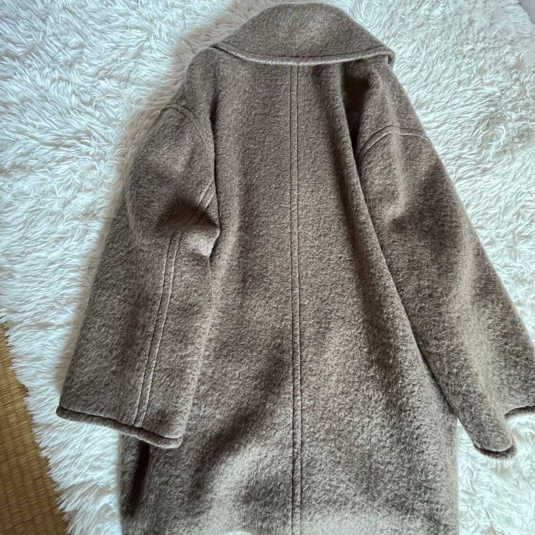 ★超美品★ GALLARDAGALANTE モヘヤシャギー ハーフ ダブルコート