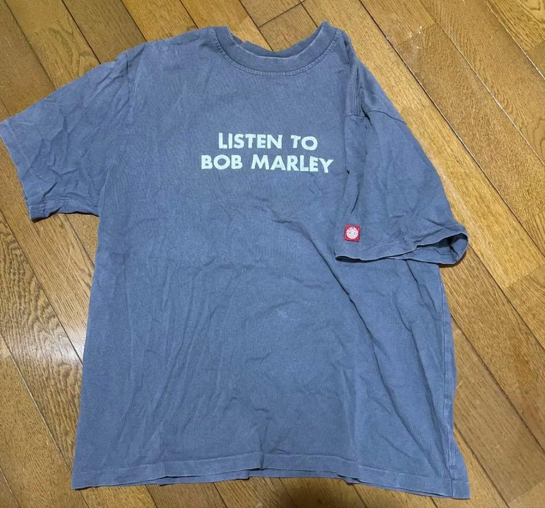 ELEMENT LISTEN TO BOB MARLEYボブ・マーリーTシャツ