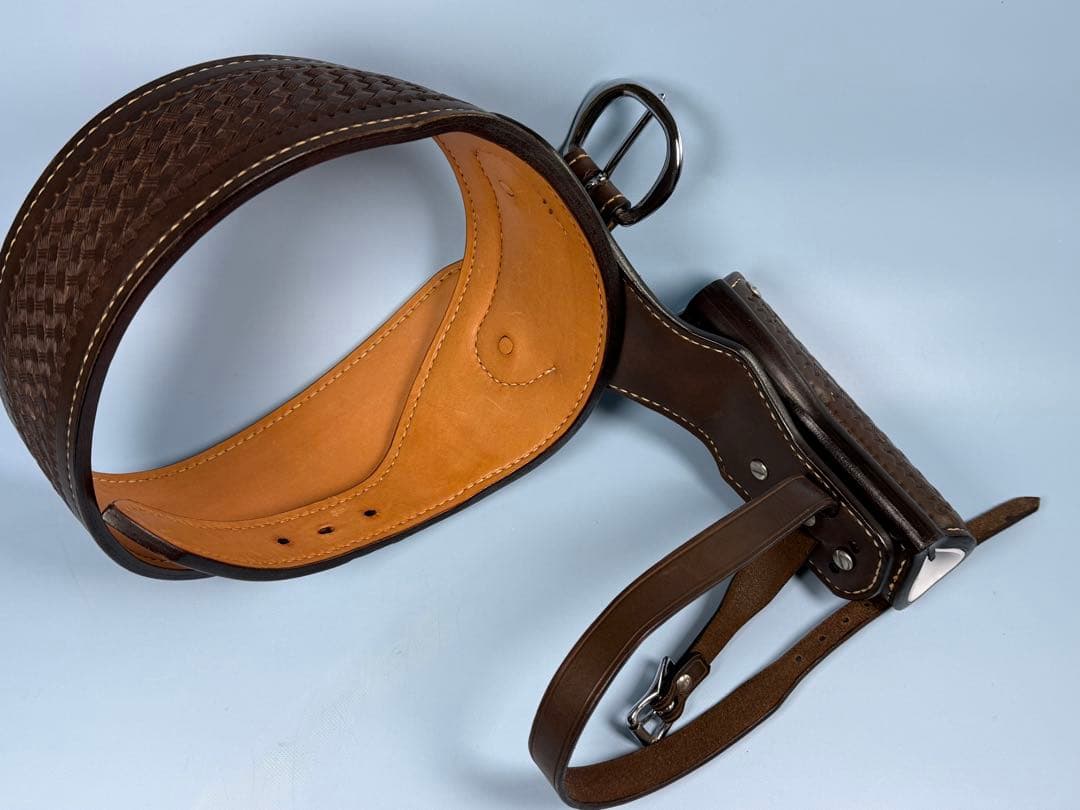 コルト山田製SAAファストドロー専用リグ（ダークブラウン）