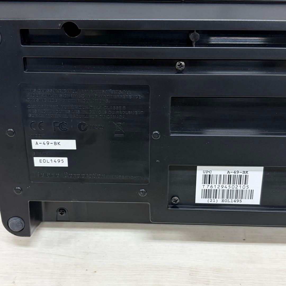 Roland ローランド 49鍵盤 USB MIDIキーボード A-49 ⑦