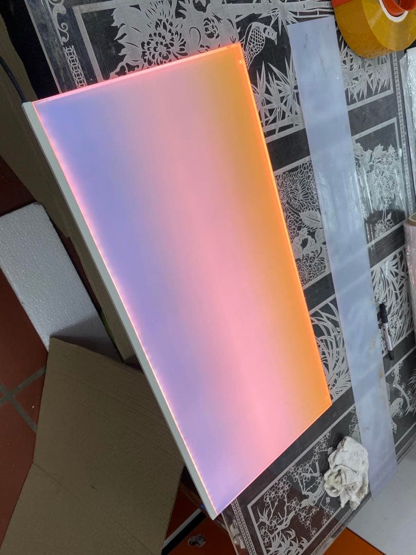 新品未使用　ライトスクリーン　アクアリウム　LED RGB 60cm×36cm