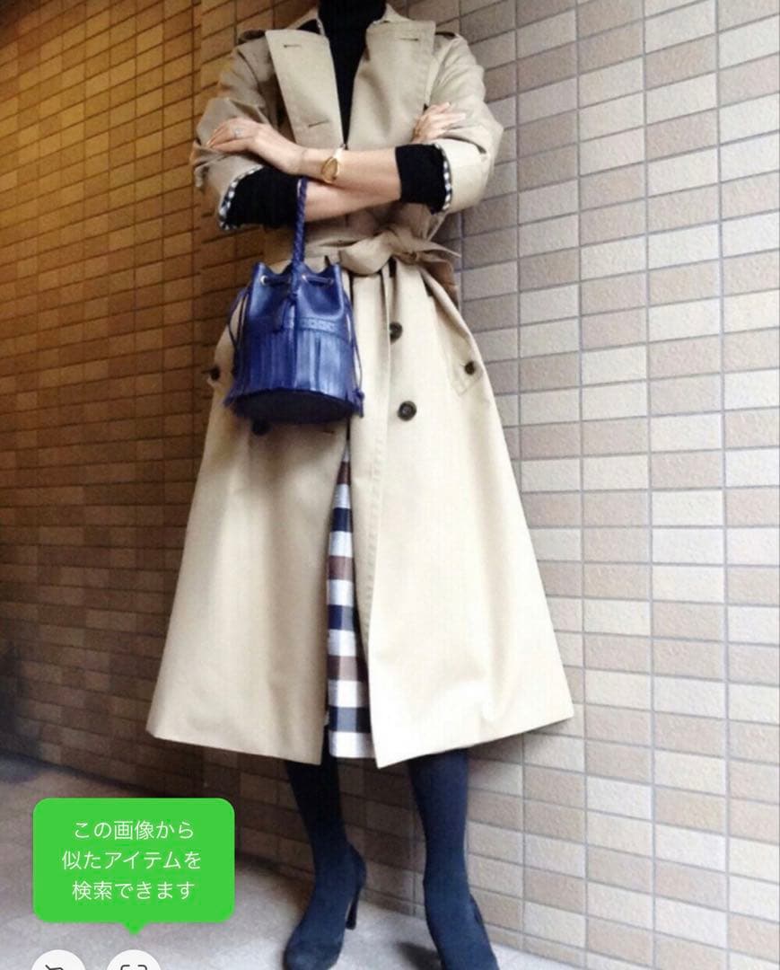 美品◼️Aquascutum×大草直子■クラブチェックフレアースカート　サイズ10