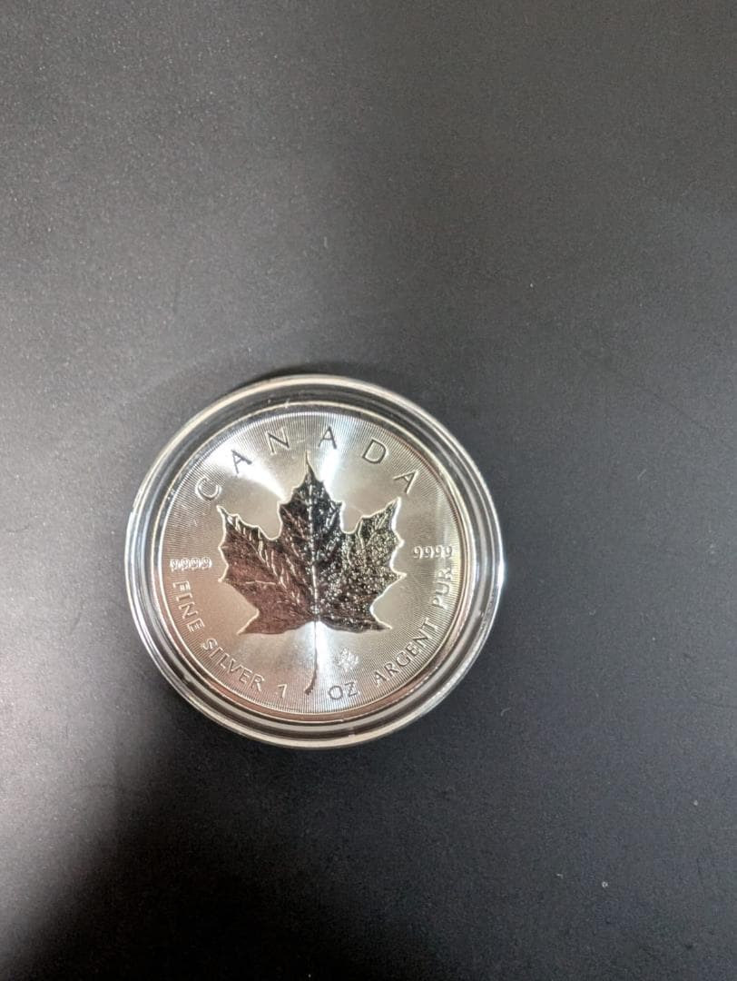 カナダ・メープルリーフ銀貨 1オンス 5ドル 2021年