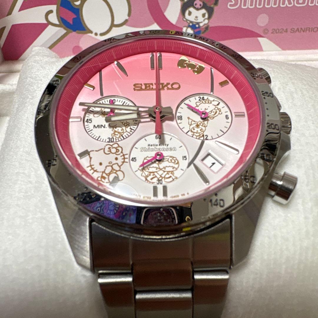 Hello Kitty Shinkansen 腕時時計50 周年限定