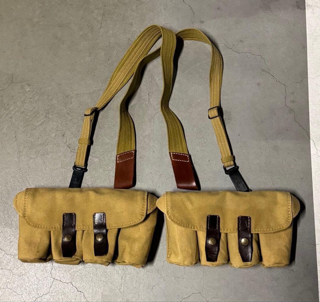 最終値下げ 絶版超貴重 日本軍陸軍 中田商店 八九式重擲弾筒 弾嚢 N-382