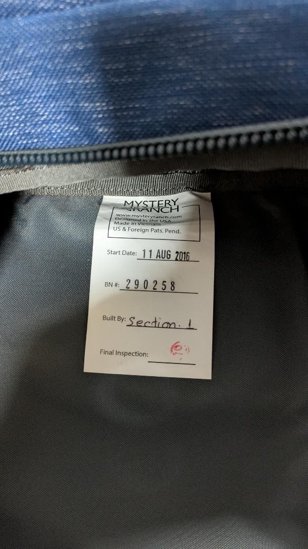 りんご丸様用　MYSTERY RANCH ミッションダッフル 40