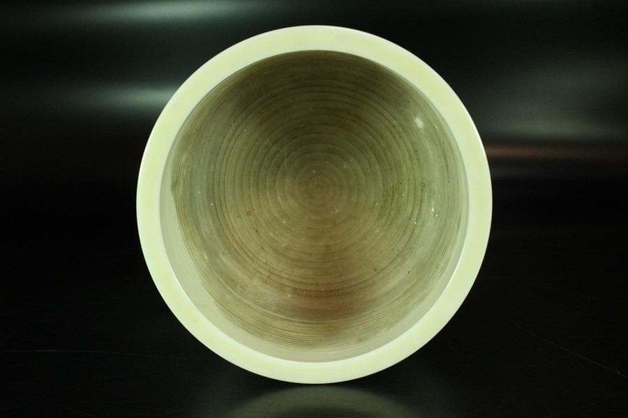 中国美術 白磁 香炉 φ15cm 茶道具 香具(K-RC960)