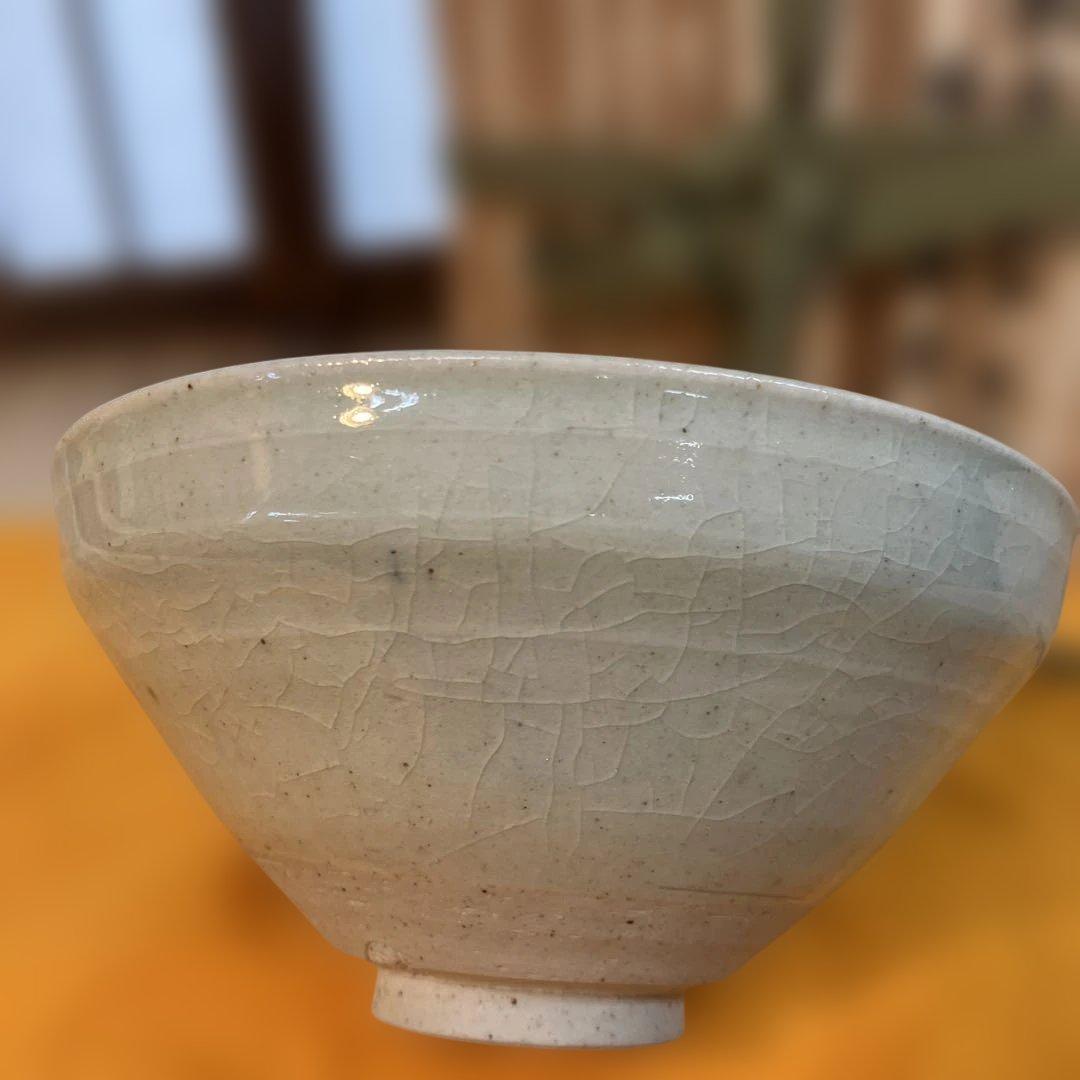 茶道具　白天目茶碗　加藤唐三郎　造　(尾州徳川家御用窯) 共箱　N286TK