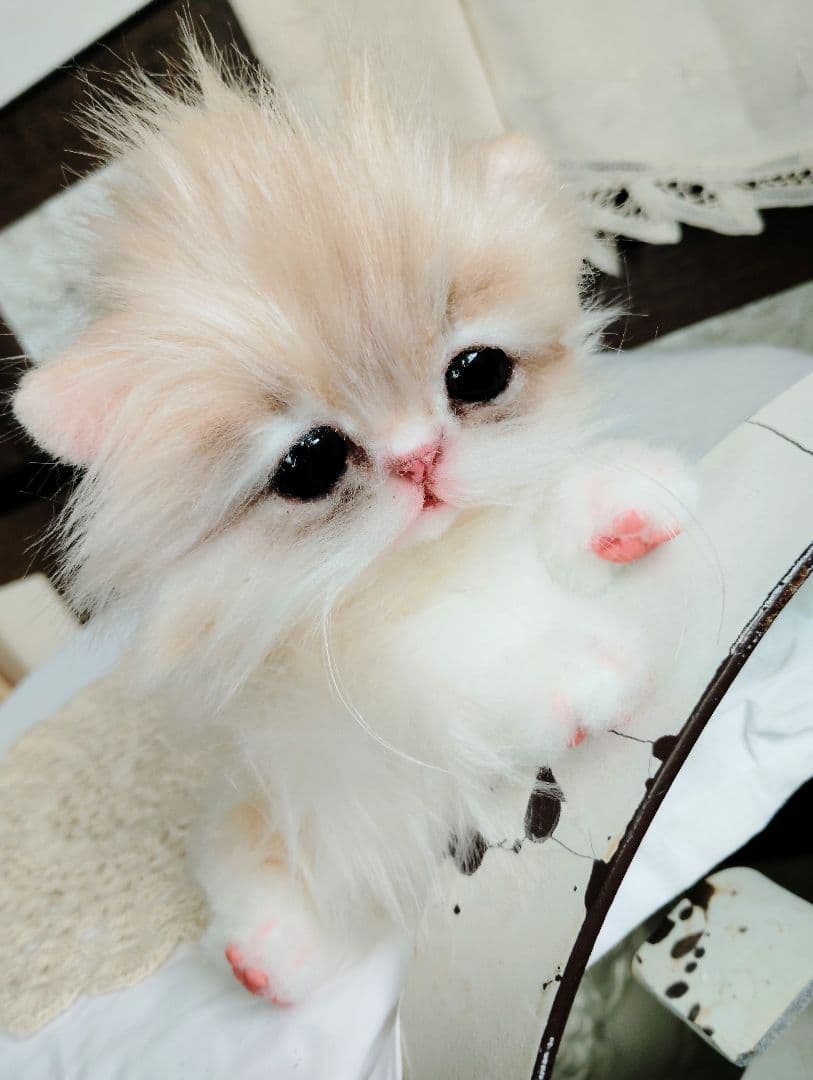 ミヌエット♡子猫のプニちゃん♡アートドール♡ぬいぐるみ♡