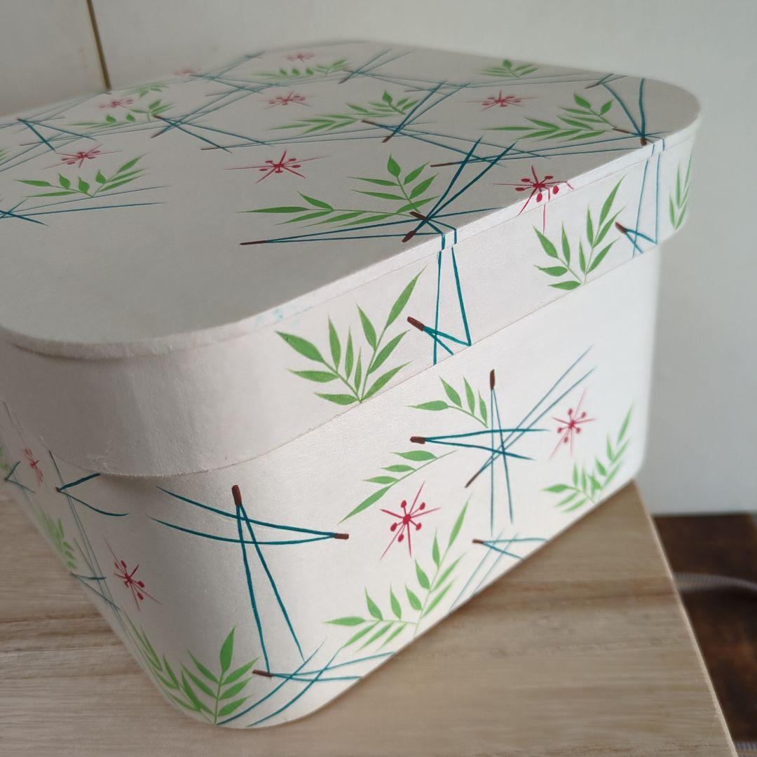 猗々斎好 蓬莱 茶箱　茶道具　木製　木箱　お点前　松葉　美品