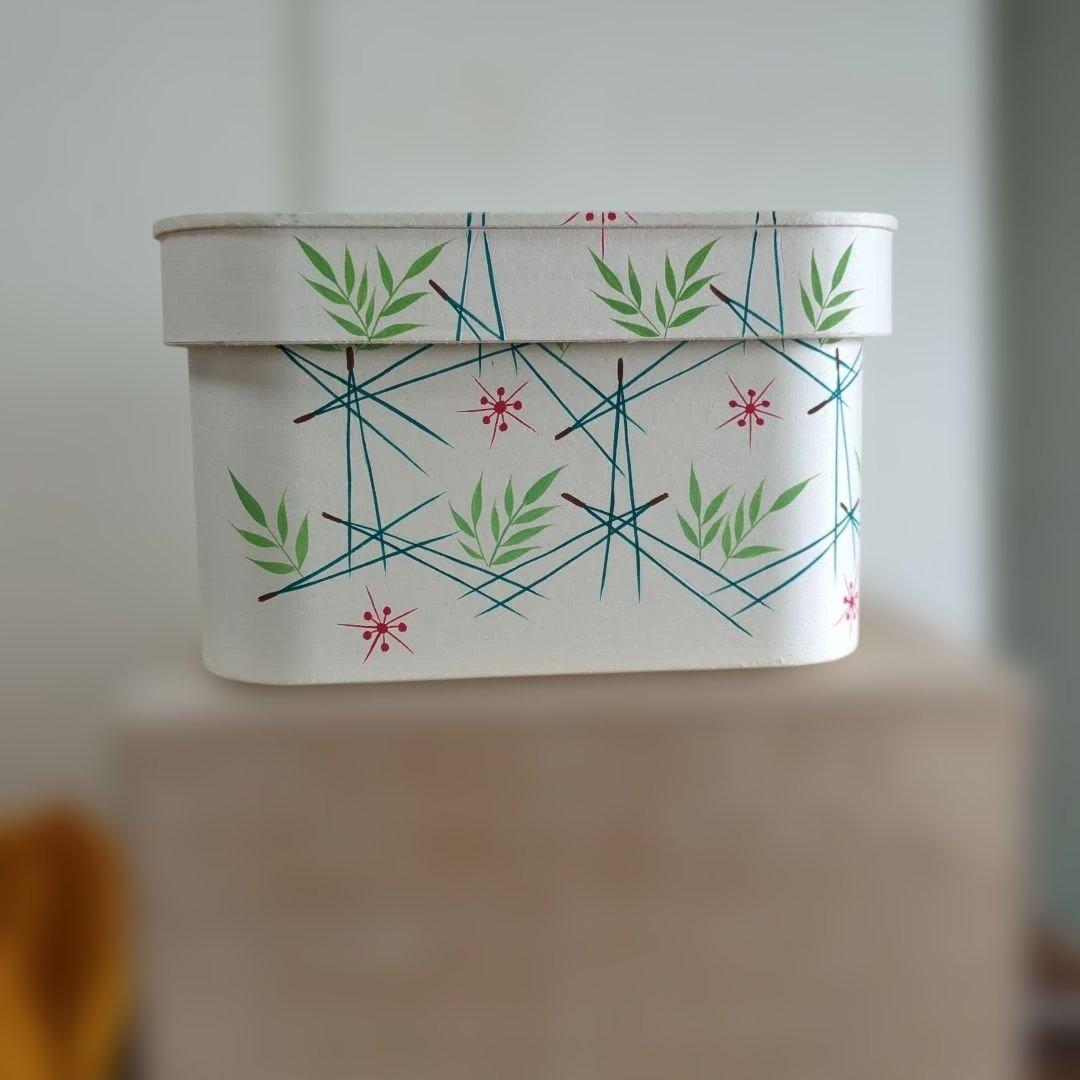 猗々斎好 蓬莱 茶箱　茶道具　木製　木箱　お点前　松葉　美品