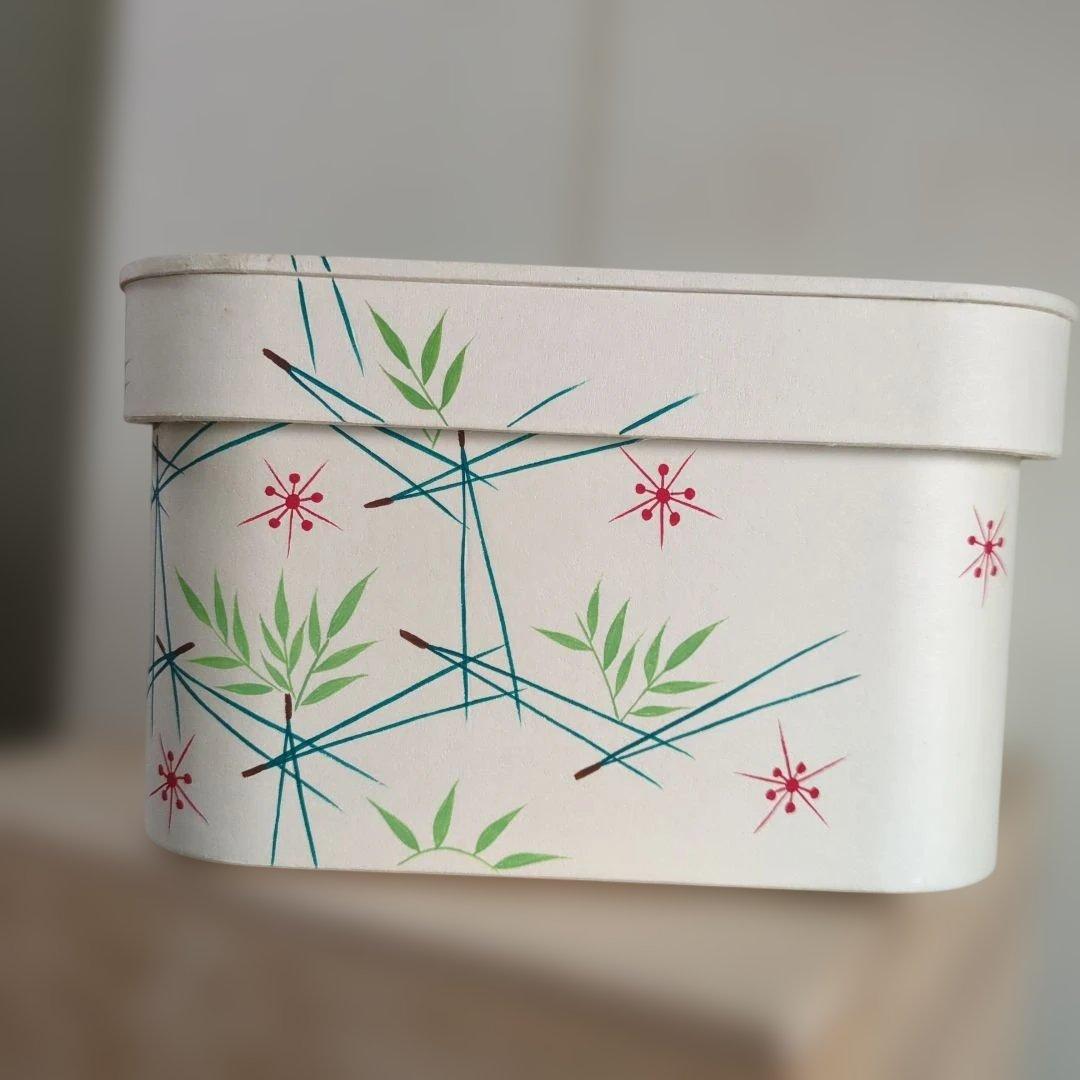 猗々斎好 蓬莱 茶箱　茶道具　木製　木箱　お点前　松葉　美品