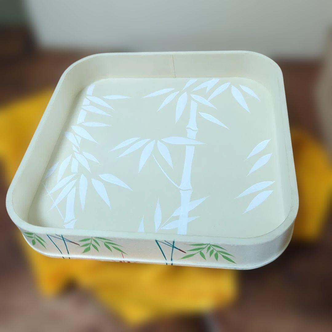 猗々斎好 蓬莱 茶箱　茶道具　木製　木箱　お点前　松葉　美品