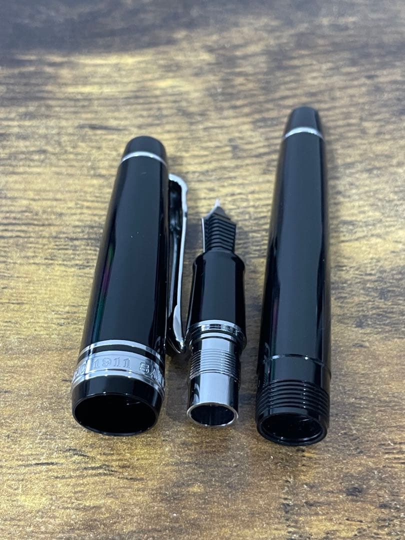 試筆のみ　バイカラー　旧ニブ　シグマ　Σ プロギアスリム　セーラー　万年筆　F