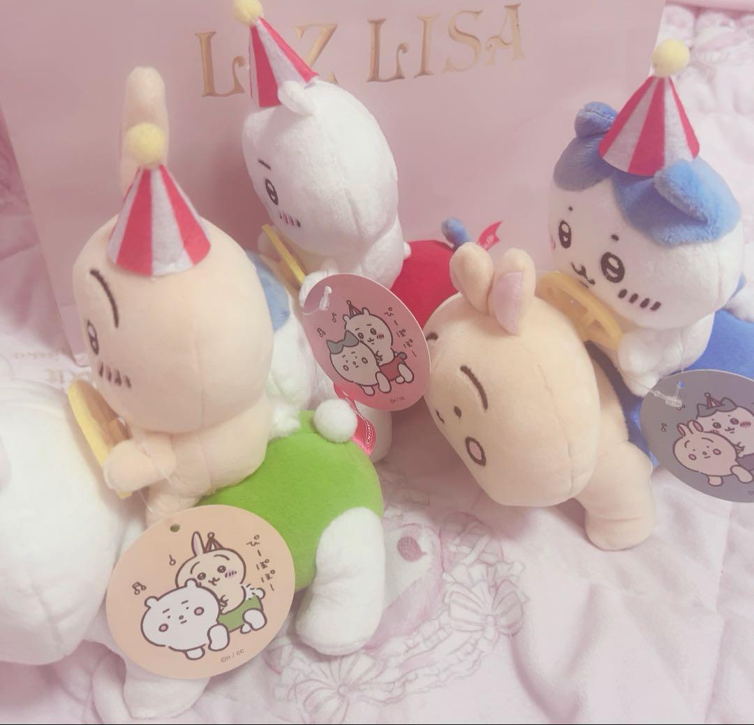 ちいかわ ぴーぽぽ ぬいぐるみ ハチワレ うさぎ