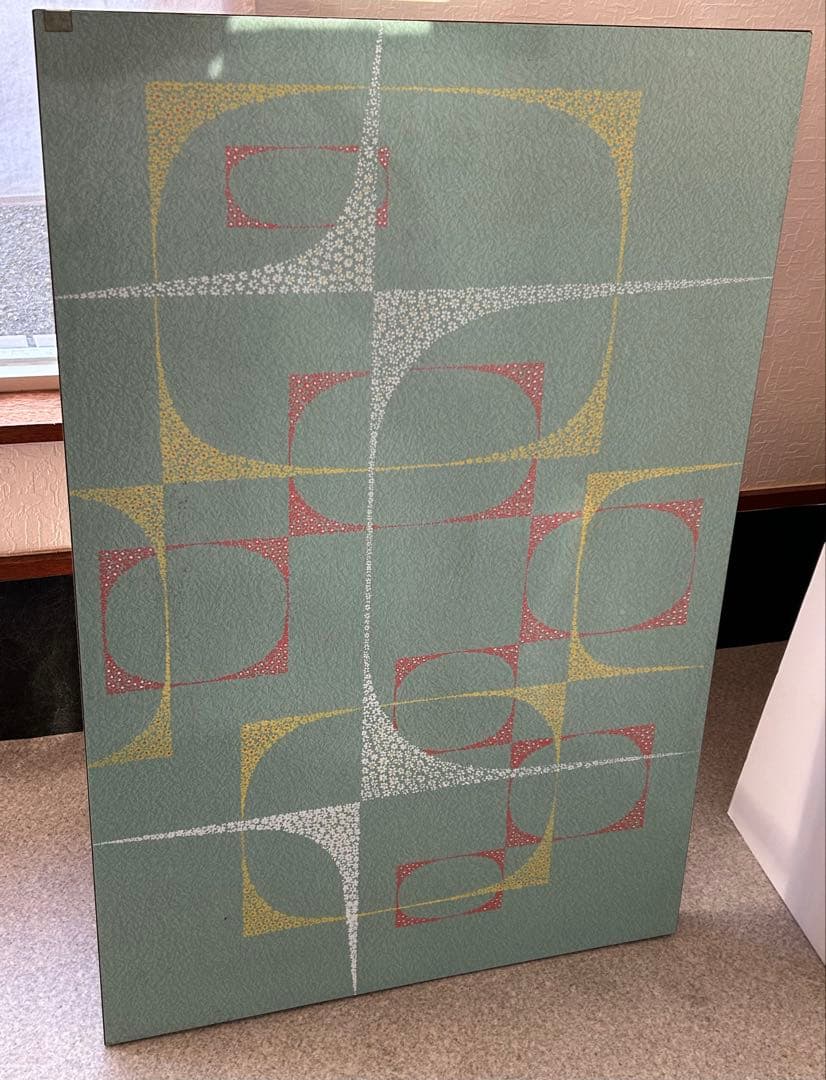 ヴィンテージ　昭和レトロ 鉄脚 折り畳み 座卓 机　テーブル ミッドセンチュリー