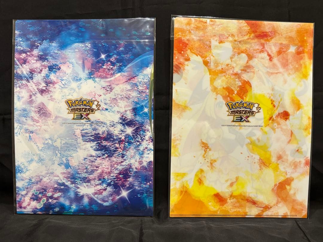 ポケマス　全力リーリエ　特製クリアファイル（リーリエ＆ソルガレオ・ルナアーラ）