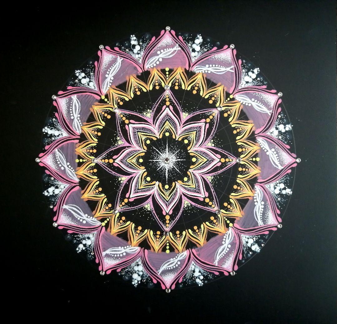 点描曼荼羅アート【大天使ガブリエル】