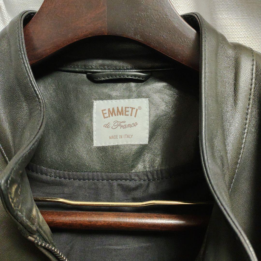 EMMETI エンメティ シングル ライダース JURI ブラック サイズ54