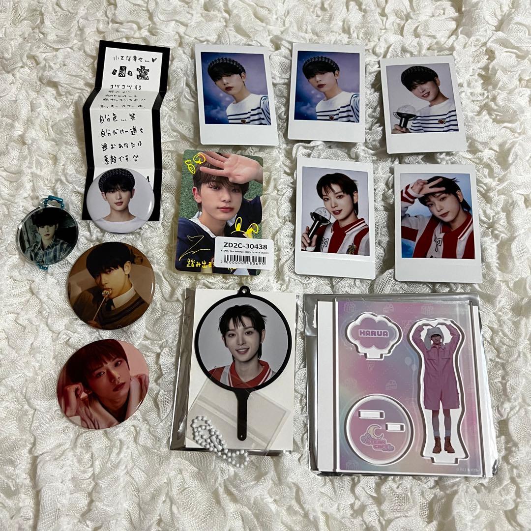 &TEAM HARUA ラキドロ チェキ 缶バッジ アクスタ ミニピケット