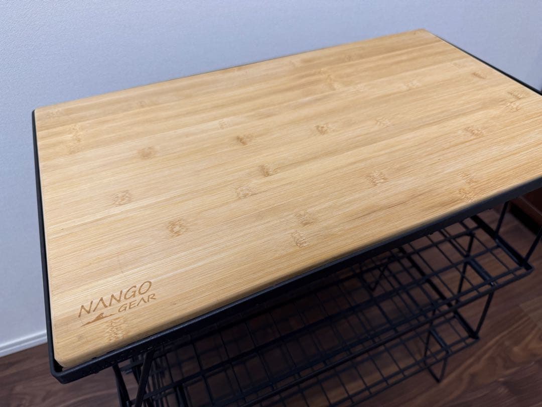【セット】収納バッグ＆NANGOGEAR フィールドラック3枚＋竹製天板