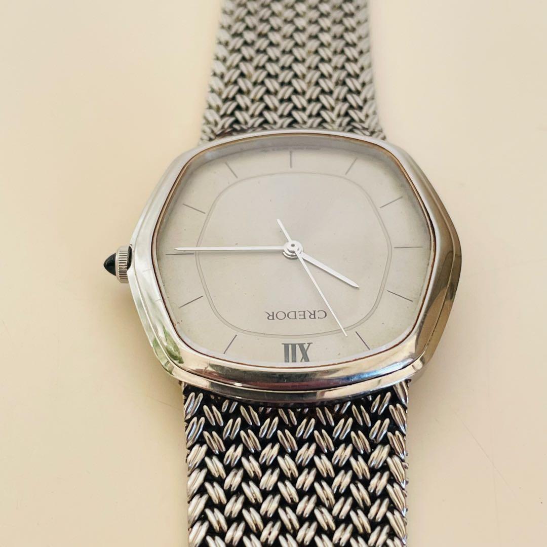 CREDOR クレドール 腕時計 5931-5232 シルバー 稼働品 セイコー