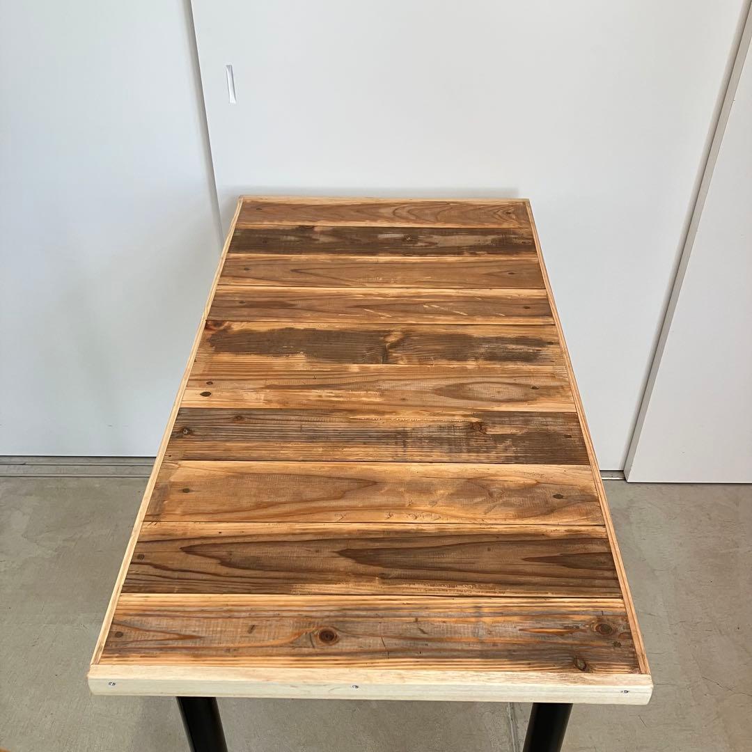 一点もの！杉古材のテーブル【ハンドメイド家具】