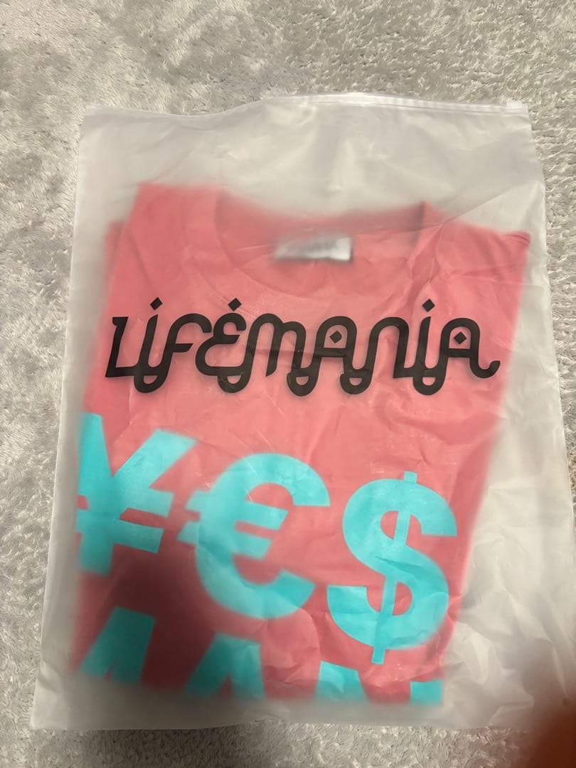 LIFEMANIA ¥€$MAN ピンク Tシャツ M
