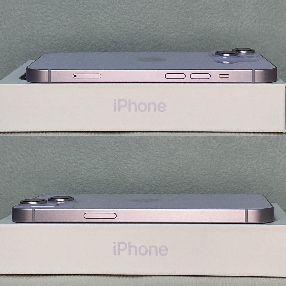 [極美品]IPhone14 ￼新品バッテリー100% SIMフリー