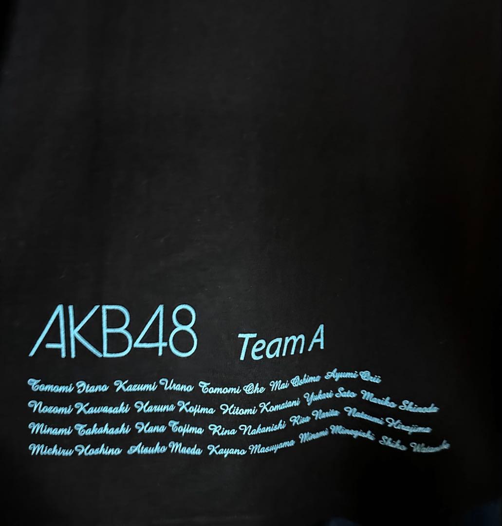 AKB48 Team A Tシャツ 初期メンバー ロゴ 黒 Lサイズ