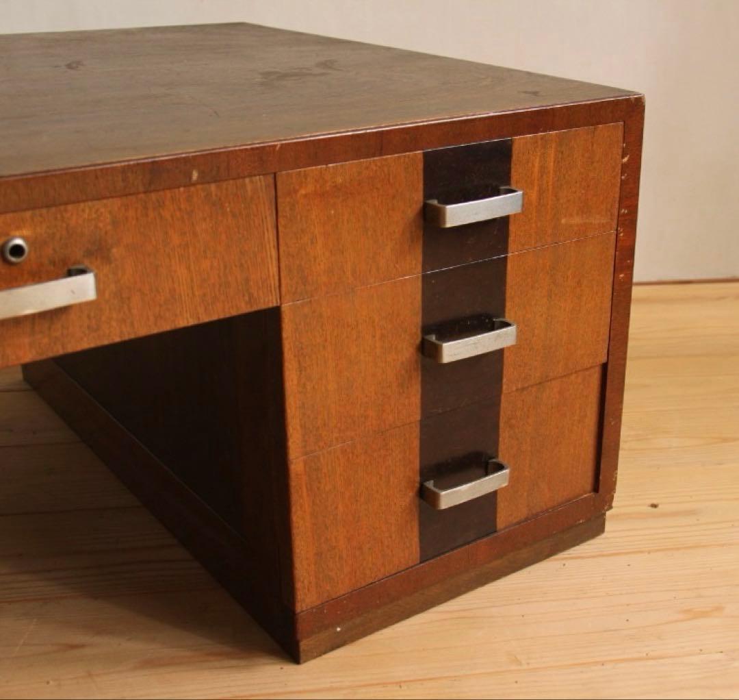 机　テーブル　文机　木製　引き出し　古道具　古家具　アンティーク　ビンテージ