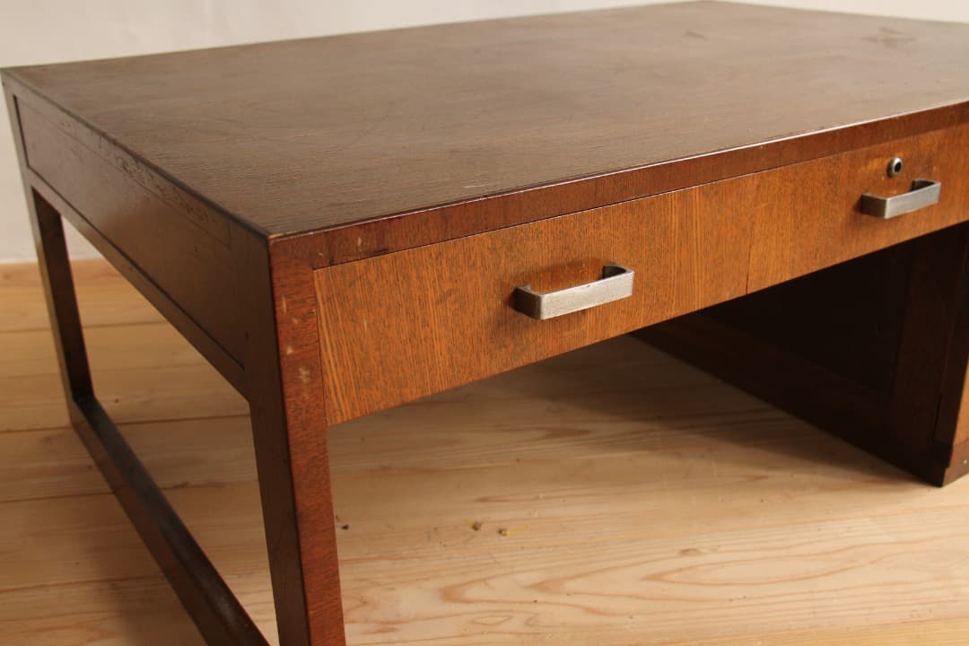 机　テーブル　文机　木製　引き出し　古道具　古家具　アンティーク　ビンテージ