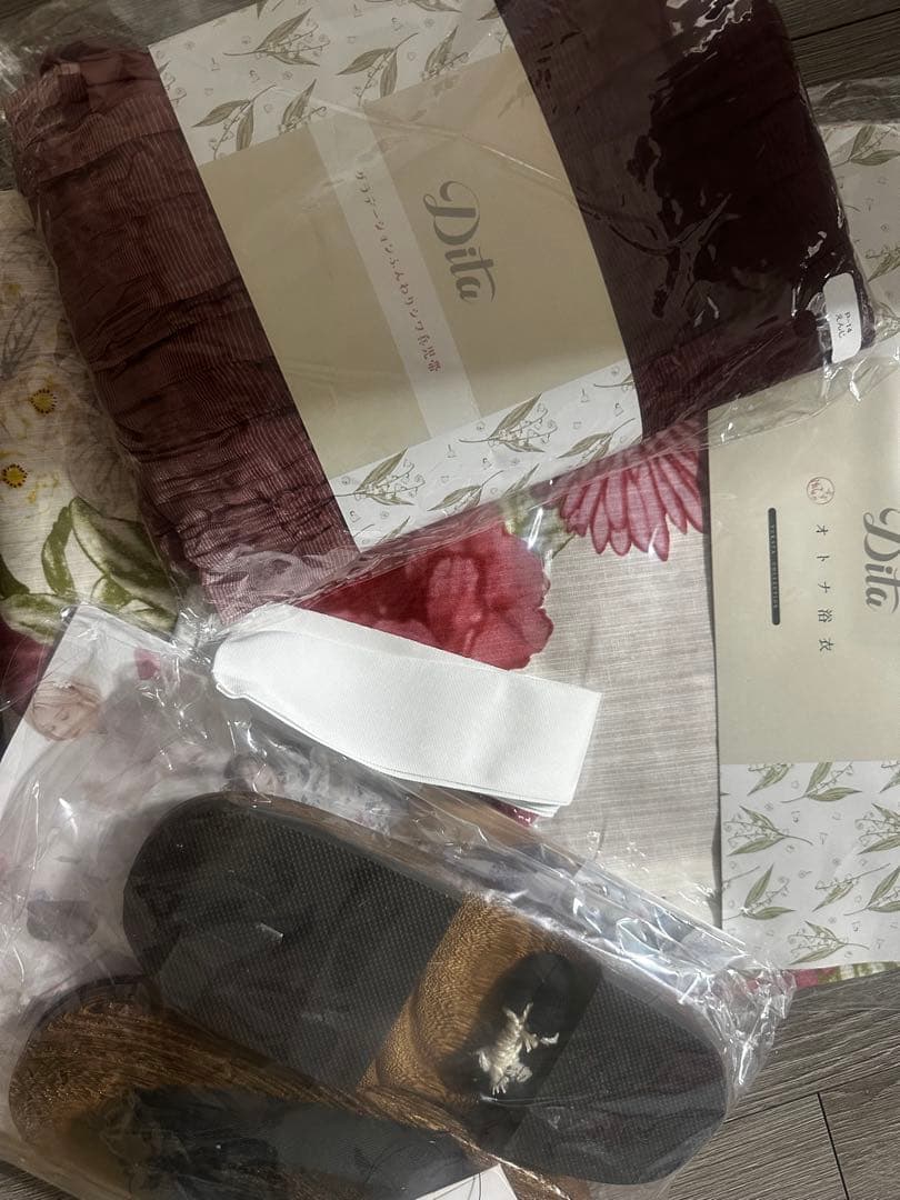 Dita 浴衣 大正ロマン牡丹寄せ